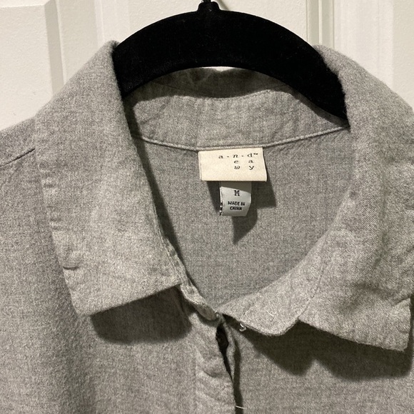 Target Soft Long Sleeve Shirt Dress - Picture 8 of 11